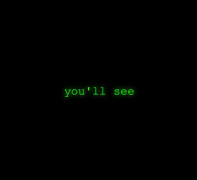 you'll see
