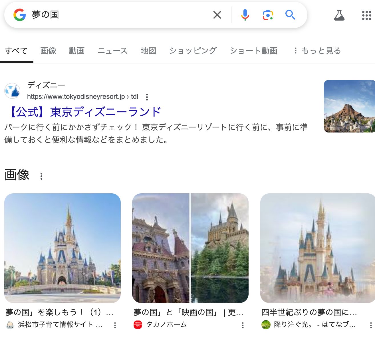 夢の国
