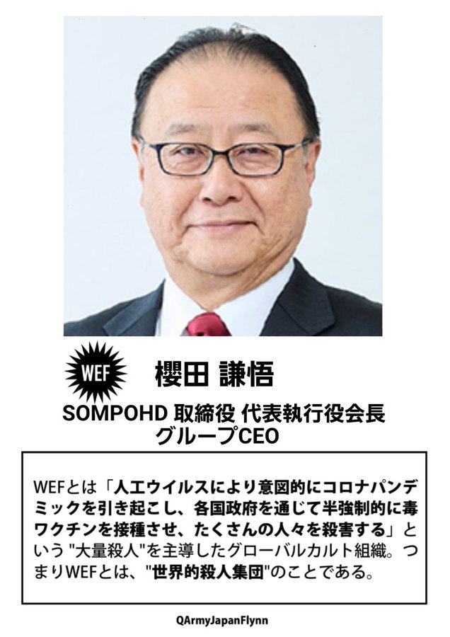 櫻田謙悟 (SOMPO HD 取締役 代表執行役 会長 グループ CEO )