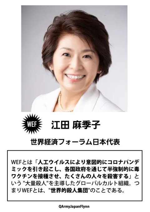 江田麻季子 ( 世界経済フォーラム 日本代表 )
