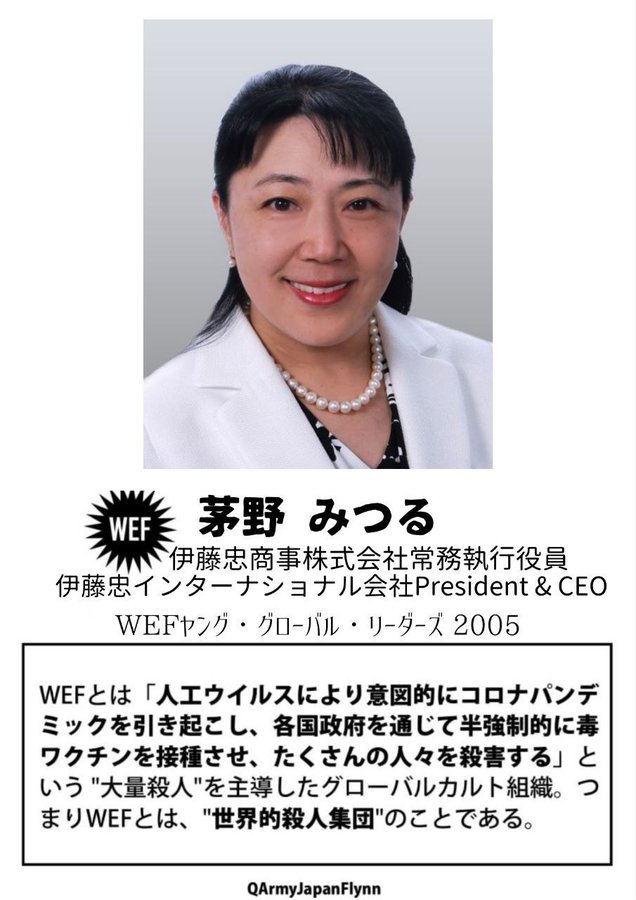 茅野みつる ( 伊藤忠商事 常務 執行役員/伊藤忠インターナショナル CEO )